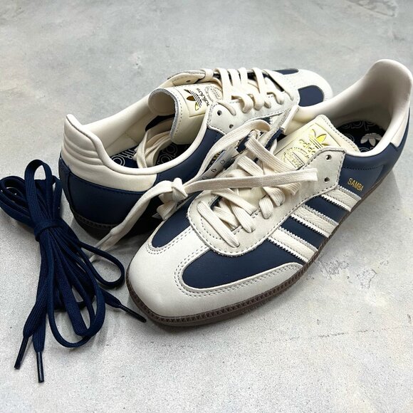 adidas Shoes - Adidas Wmn's Samba OG Night Indigo Cream White IG1968 - New